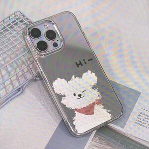 Cute Dog Clear Phone Case